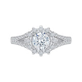 14 Kt White Gold Promezza Bridal Engagement Ring