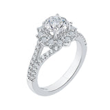 14 Kt White Gold Promezza Bridal Engagement Ring