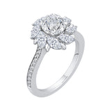 14 Kt White Gold Promezza Bridal Engagement Ring