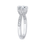 14 Kt White Gold Carizza Boutique Bridal Engagement Ring
