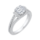 14 Kt White Gold Carizza Boutique Bridal Engagement Ring