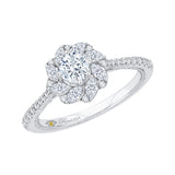 14 Kt White Gold Promezza Bridal Engagement Ring