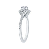 14 Kt White Gold Promezza Bridal Engagement Ring