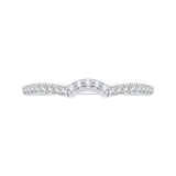 14 Kt White Gold Promezza Bridal Wedding Band
