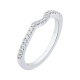 14 Kt White Gold Promezza Bridal Wedding Band