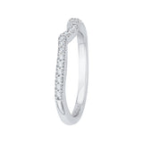 14 Kt White Gold Promezza Bridal Wedding Band