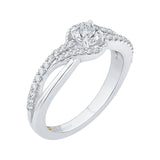 14 Kt White Gold Promezza Bridal Engagement Ring