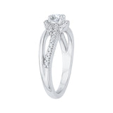 14 Kt White Gold Promezza Bridal Engagement Ring