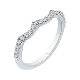 14 Kt White Gold Promezza Bridal Wedding Band