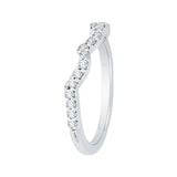 14 Kt White Gold Promezza Bridal Wedding Band