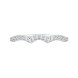 14 Kt White Gold Promezza Bridal Wedding Band