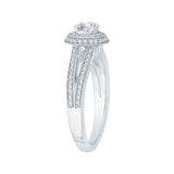 14 Kt White Gold Promezza Bridal Engagement Ring