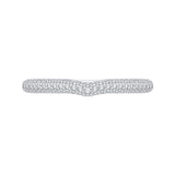 14 Kt White Gold Promezza Bridal Wedding Band