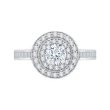 14 Kt White Gold Promezza Bridal Engagement Ring