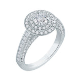 14 Kt White Gold Promezza Bridal Engagement Ring