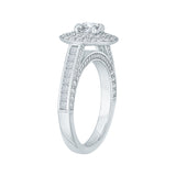 14 Kt White Gold Promezza Bridal Engagement Ring