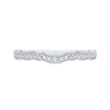14 Kt White Gold Promezza Bridal Wedding Band