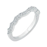 14 Kt White Gold Promezza Bridal Wedding Band
