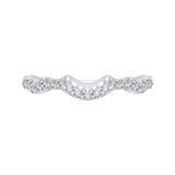 14 Kt White Gold Promezza Bridal Wedding Band