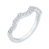 14 Kt White Gold Promezza Bridal Wedding Band