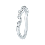 14 Kt White Gold Promezza Bridal Wedding Band