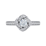 14 Kt White Gold Promezza Bridal Engagement Ring