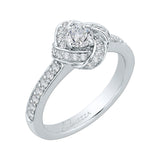 14 Kt White Gold Promezza Bridal Engagement Ring