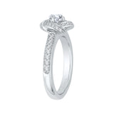 14 Kt White Gold Promezza Bridal Engagement Ring