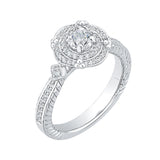 14 Kt White Gold Promezza Bridal Engagement Ring