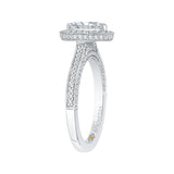 14 Kt White Gold Promezza Bridal Engagement Ring