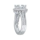 18 Kt White Gold Promezza Bridal Engagement Ring