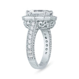 18 Kt White Gold Carizza Boutique Bridal Engagement Ring