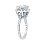 18 Kt White Gold Carizza Boutique Bridal Engagement Ring