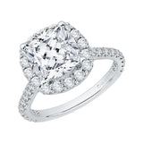 18 Kt White Gold Carizza Boutique Bridal Engagement Ring