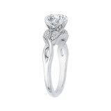 14 Kt White Gold Promezza Bridal Engagement Ring