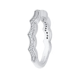 14 Kt White Gold Promezza Bridal Wedding Band