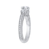 14 Kt White Gold Carizza Bridal Engagement Ring