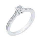 14 Kt White Gold Promezza Bridal Engagement Ring