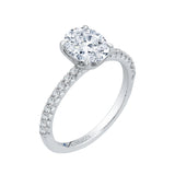 14 Kt White Gold Promezza Bridal Engagement Ring