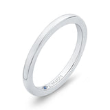 14 Kt White Gold Carizza Bridal Wedding Band