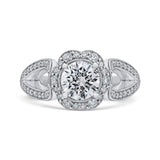 14 Kt White Gold Promezza Bridal Engagement Ring
