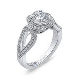 14 Kt White Gold Promezza Bridal Engagement Ring