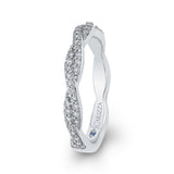 14 Kt White Gold Promezza Bridal Wedding Band