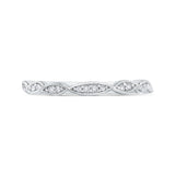 14 Kt White Gold Promezza Bridal Wedding Band