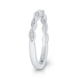 14 Kt White Gold Promezza Bridal Wedding Band
