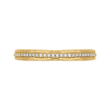 14 Kt Yellow Gold Carizza Bridal Wedding Band