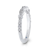 14 Kt White Gold Promezza Bridal Wedding Band