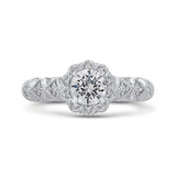 14 Kt White Gold Promezza Bridal Engagement Ring