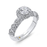 14 Kt White Gold Promezza Bridal Engagement Ring