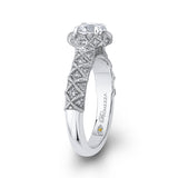 14 Kt White Gold Promezza Bridal Engagement Ring